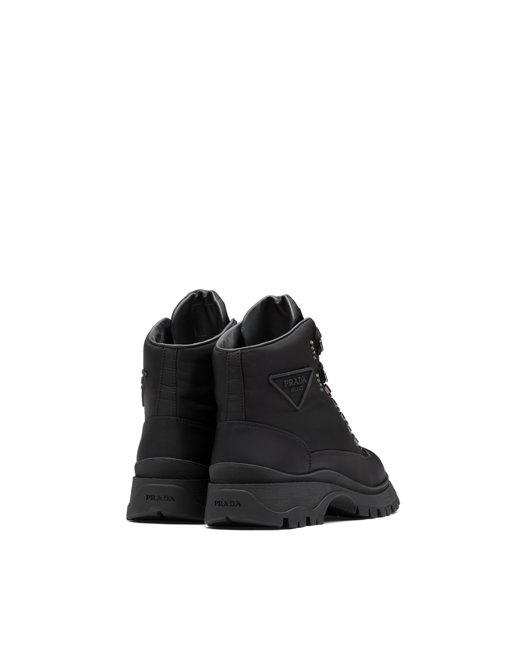Prada Hiking Boots Factory Price - Brixxen Re-nylon Gabardine Hiking Boots  Womens Black