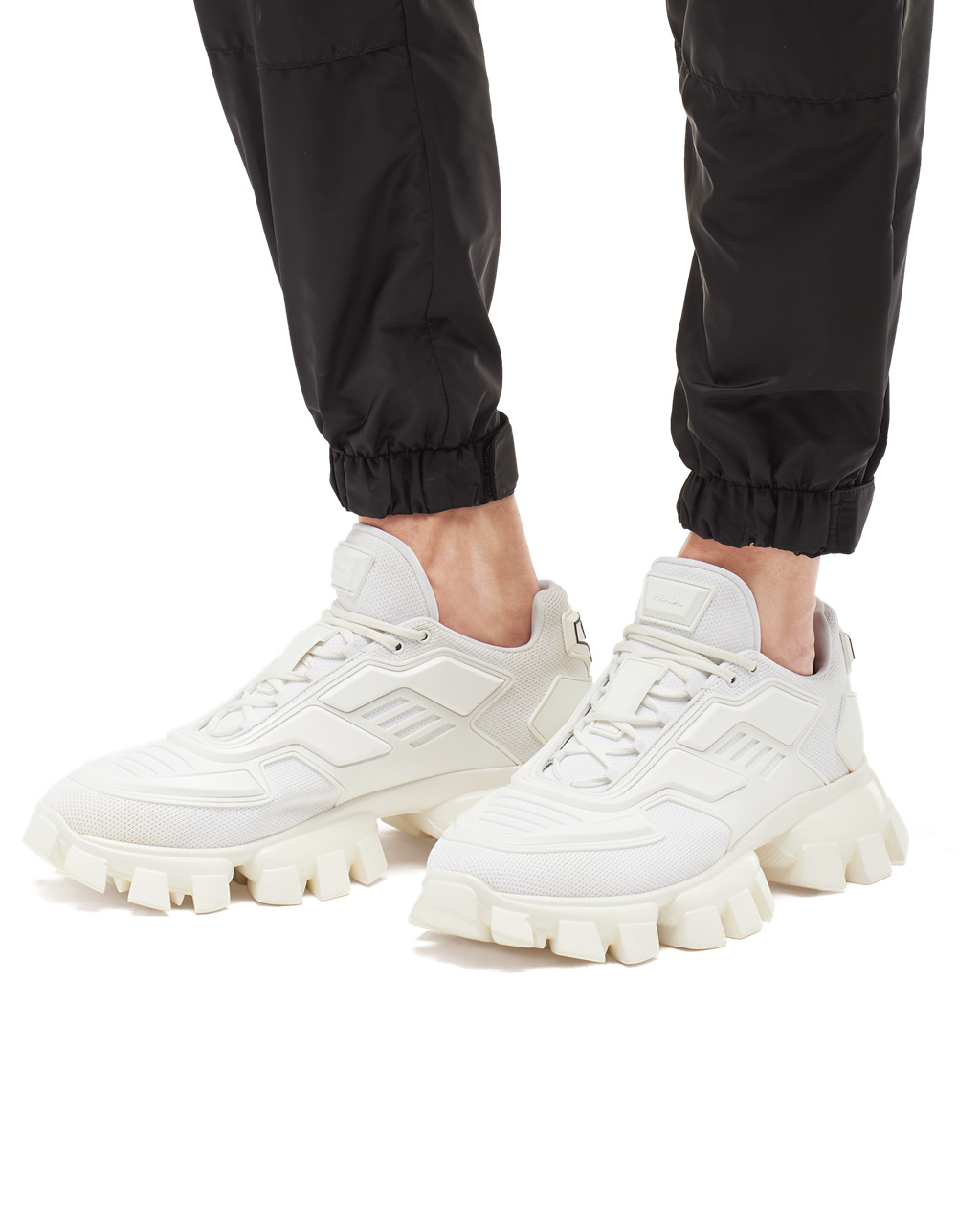 Prada Sneakers Shop South Africa - Cloudbust Thunder Technical Fabric  Sneakers Mens White