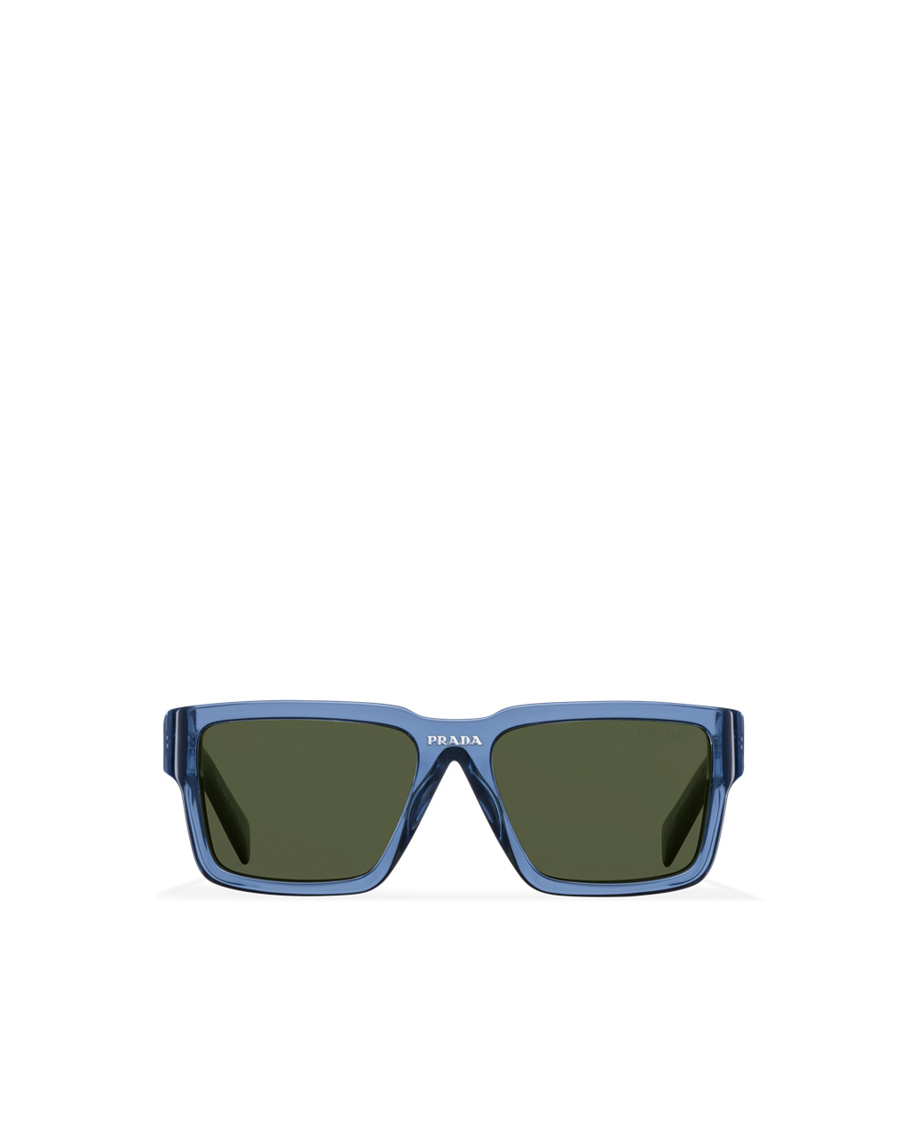 Amazon.com: Prada Blue Rectangular Men's Sunglasses PR 25ZS U430A9 56 :  Clothing, Shoes & Jewelry