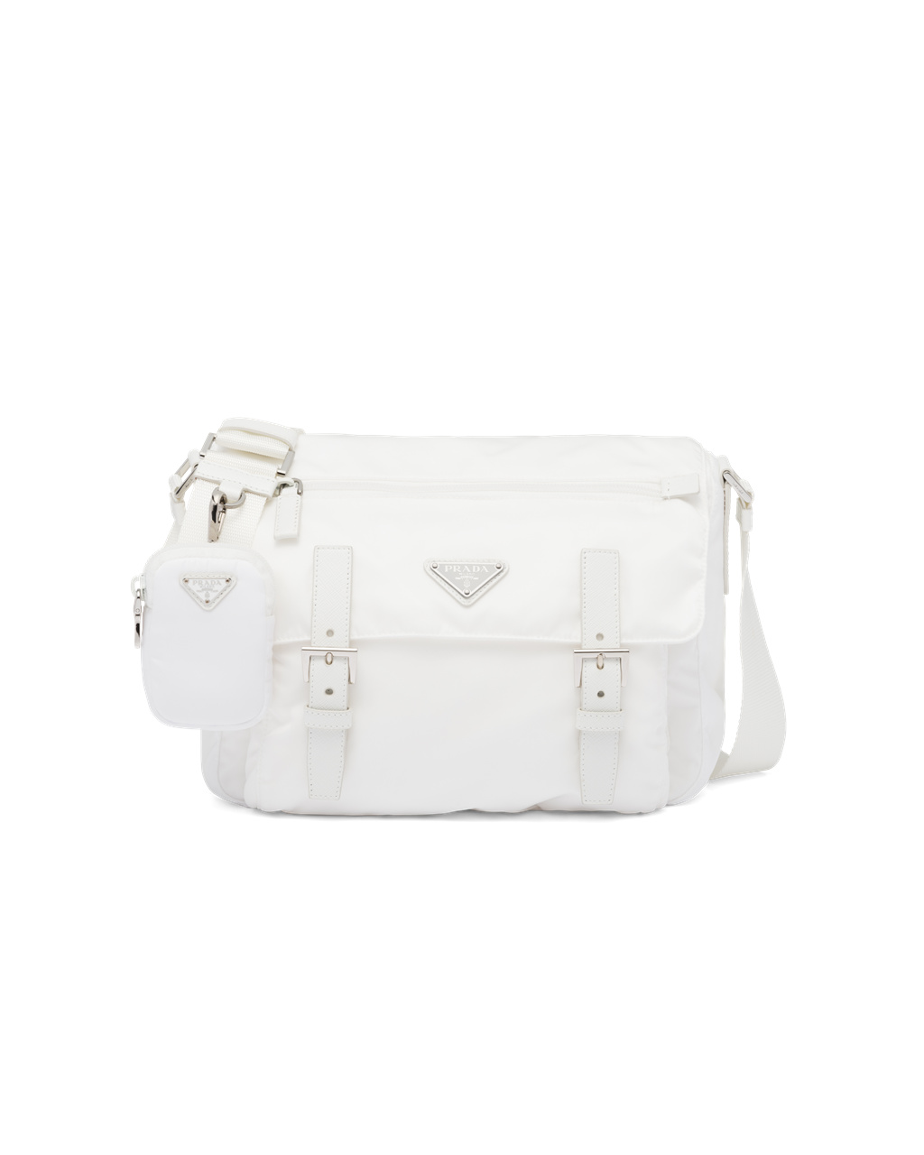 Prada Shoulder Bags Clearance Online - Re-nylon Shoulder Bag Womens White