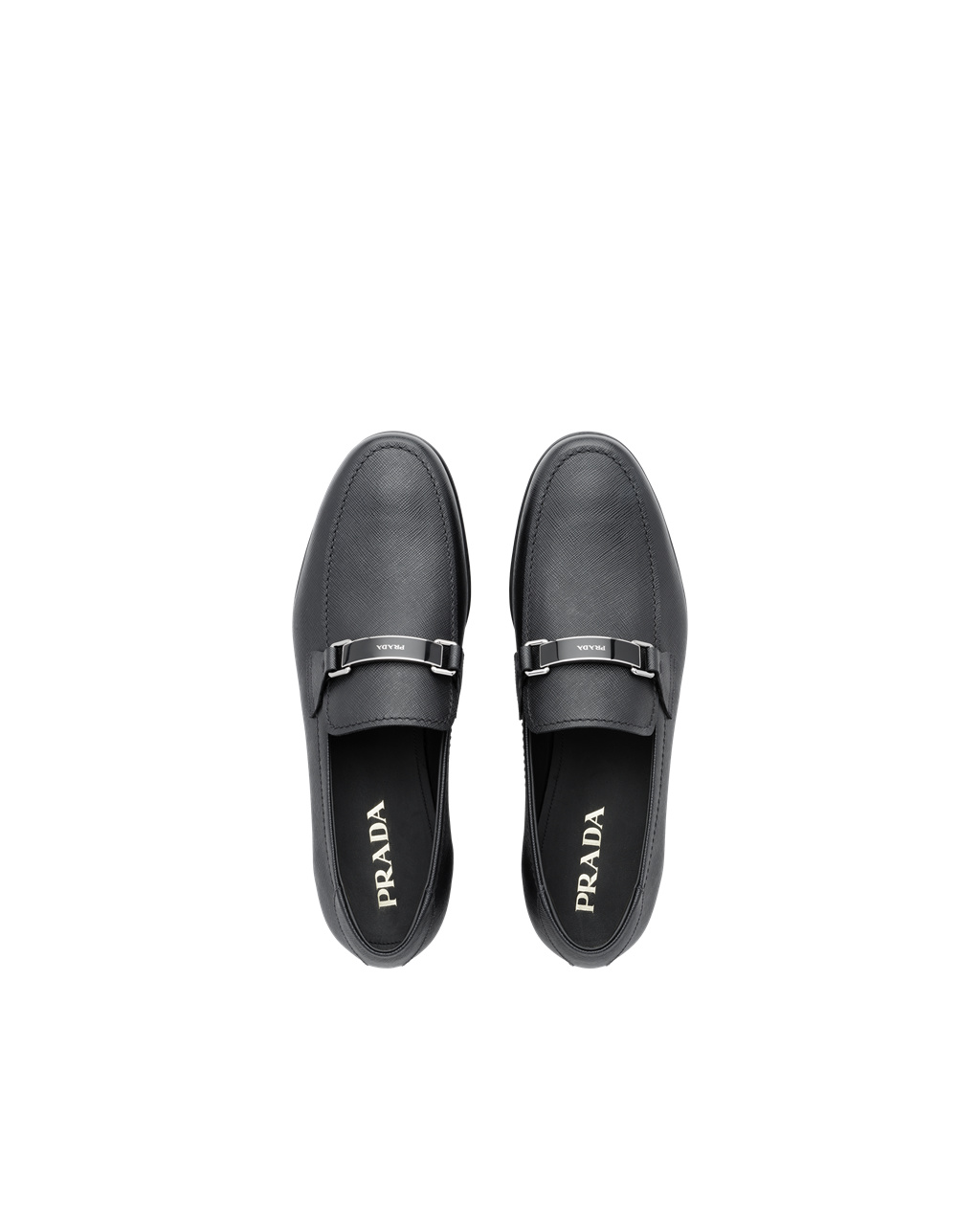 Prada Loafers Factory South Africa - Saffiano Leather Loafers Mens Black